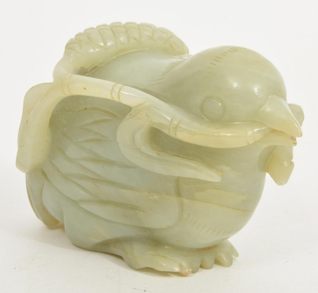 Chinese Hand-Carved Jade Bird Figure (1 of 6)