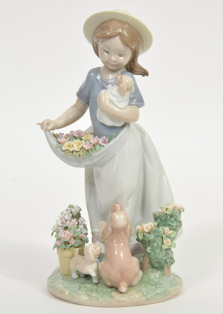 Lladro Figurine 'A Romp in the Garden' (1 of 12)