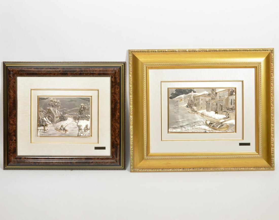 Paolo Schiraldi Italian Silver Sculptural Reliefs (1 of 8)
