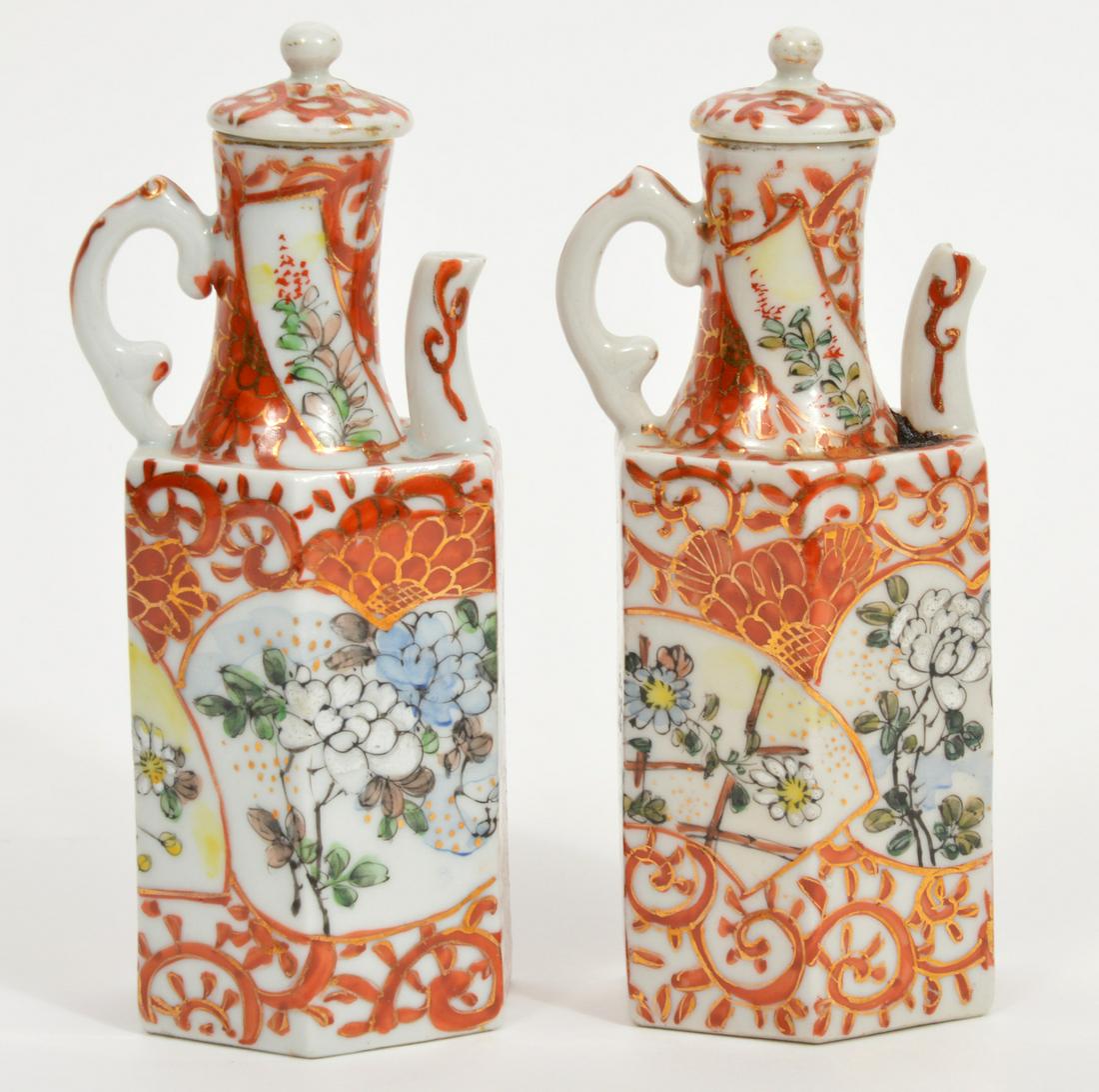 Pair of Chinese Porcelain Small Decorative Teapots (1 of 7)