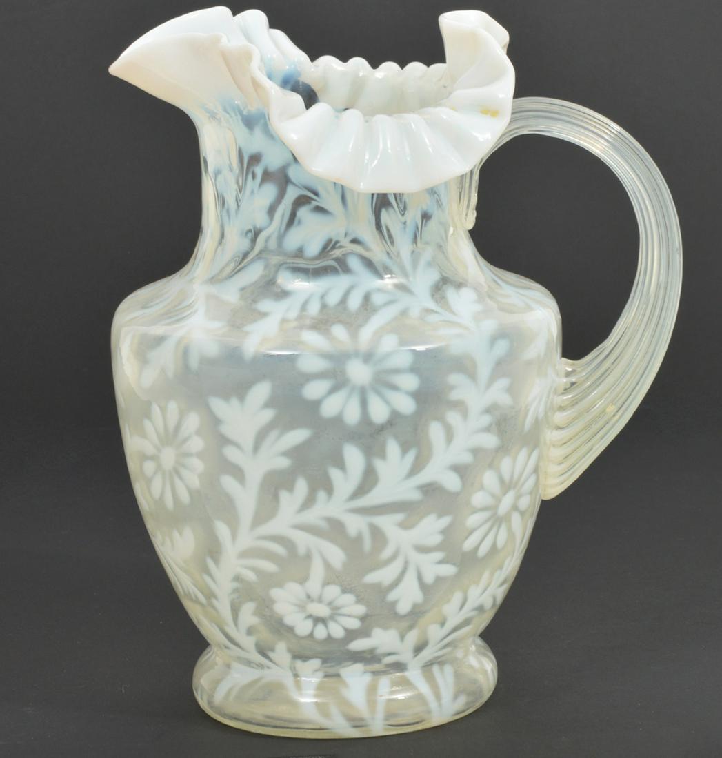 Northwood Fern & Daisy Opalescent Water Pitcher (1 of 7)
