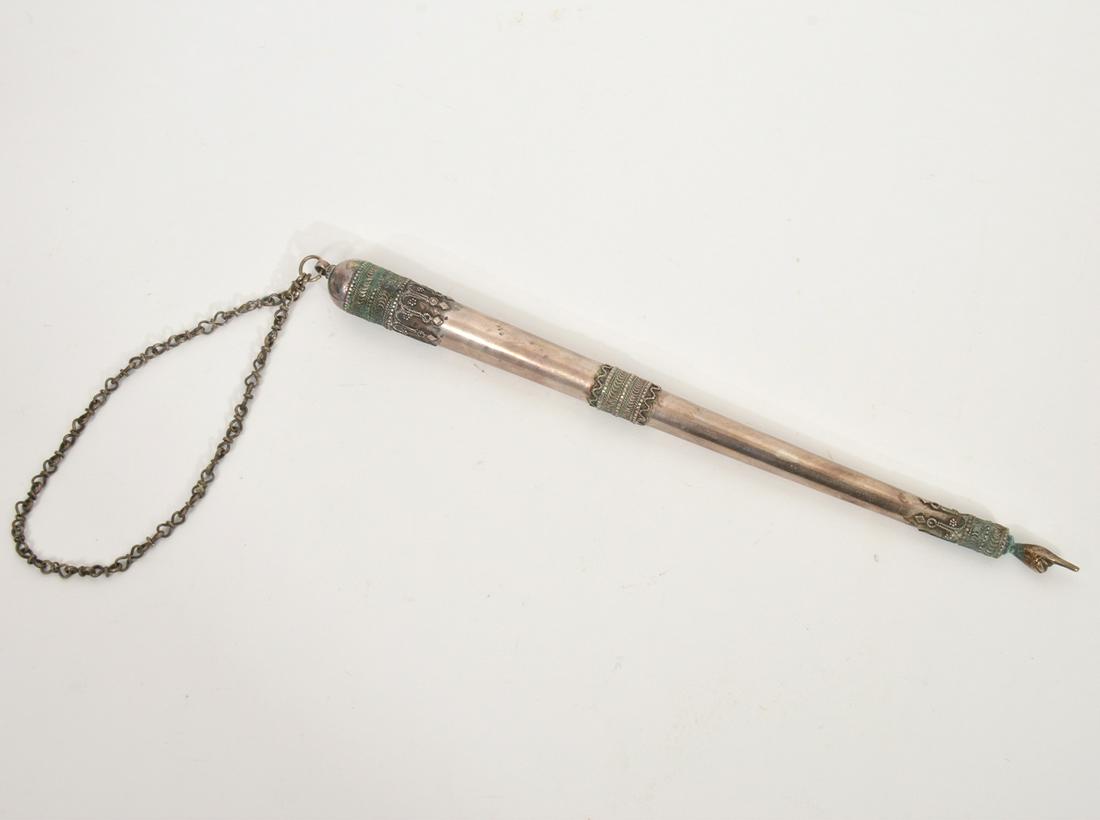 Judaica Israeli Silver Yad Torah Pointer 10.5" (1 of 7)