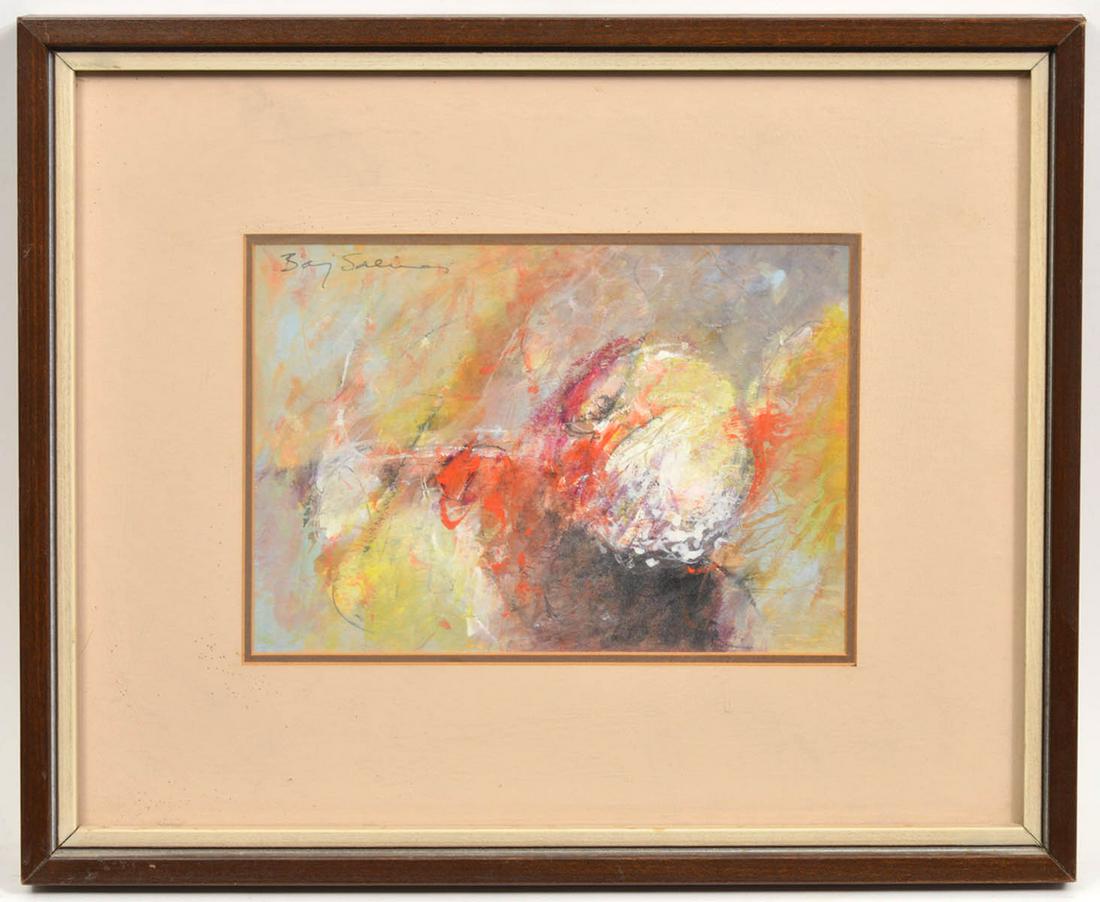 Baruj Salinas Mixed Media Painting (1 of 4)