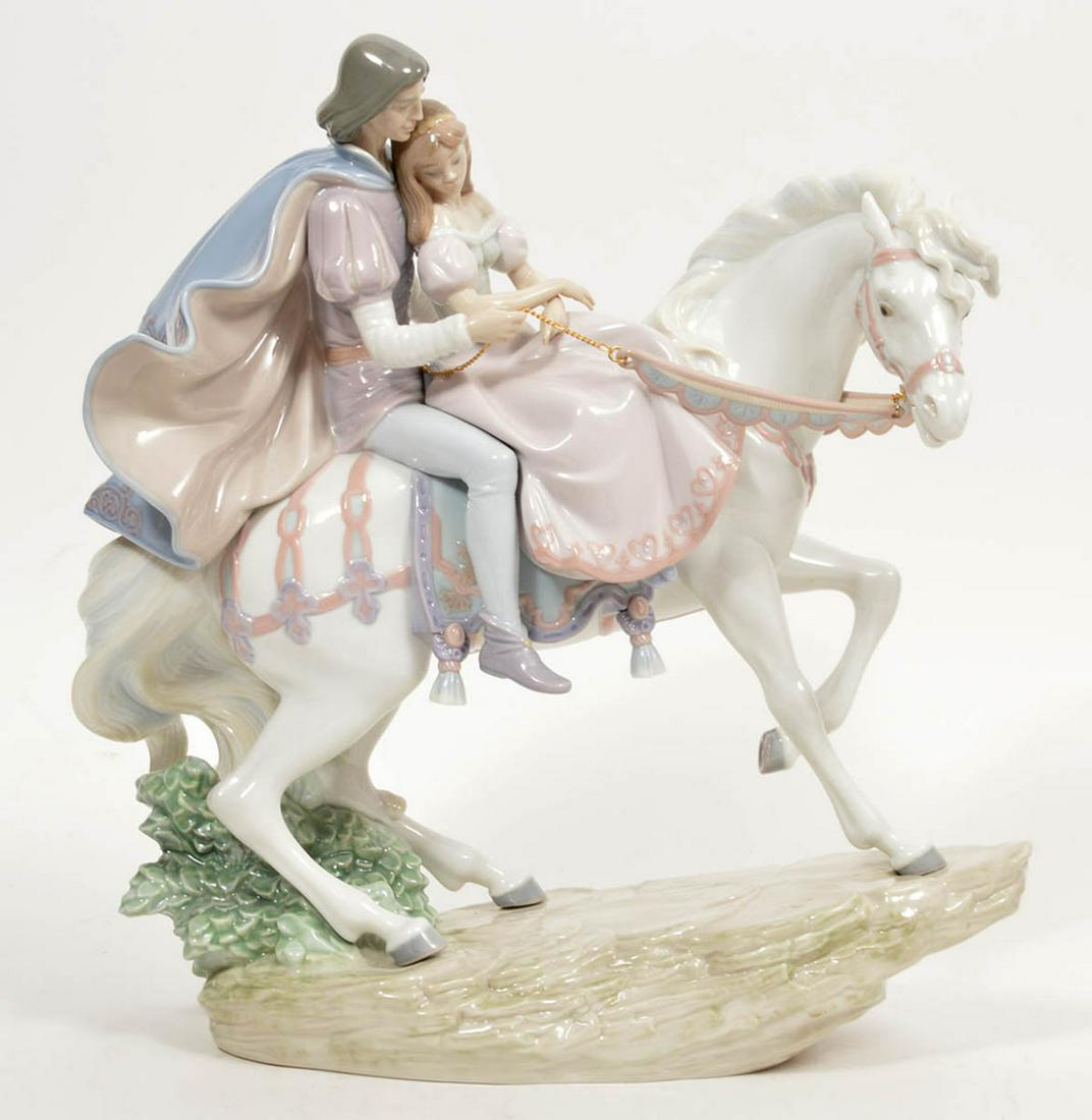 Lladro Large Figurine 'Love Story' #5991 (1 of 8)
