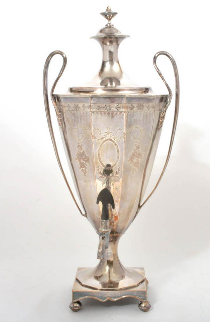 Lg Old Sheffield SP Hot Water w/ Marker Marks (1 of 11)