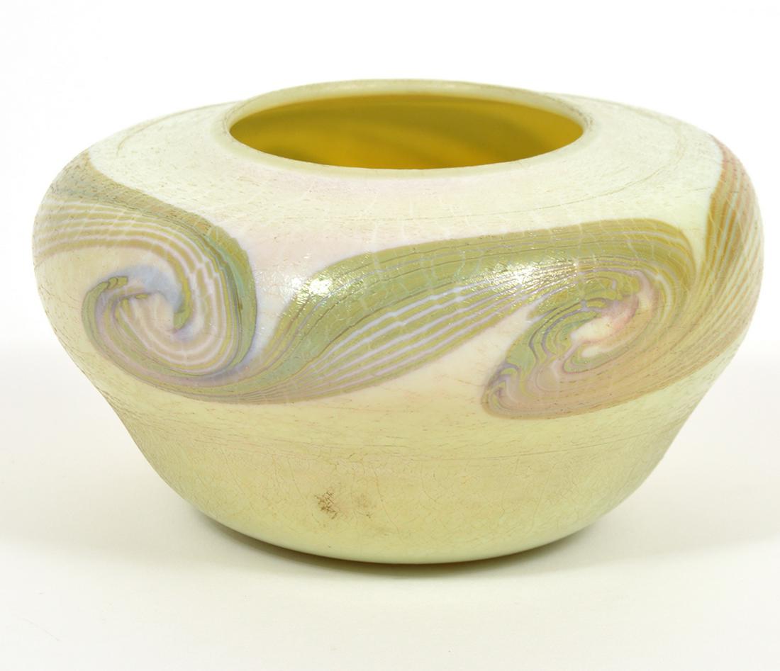 Louis Comfort Tiffany Pulled Feather Favrile Vase (1 of 7)