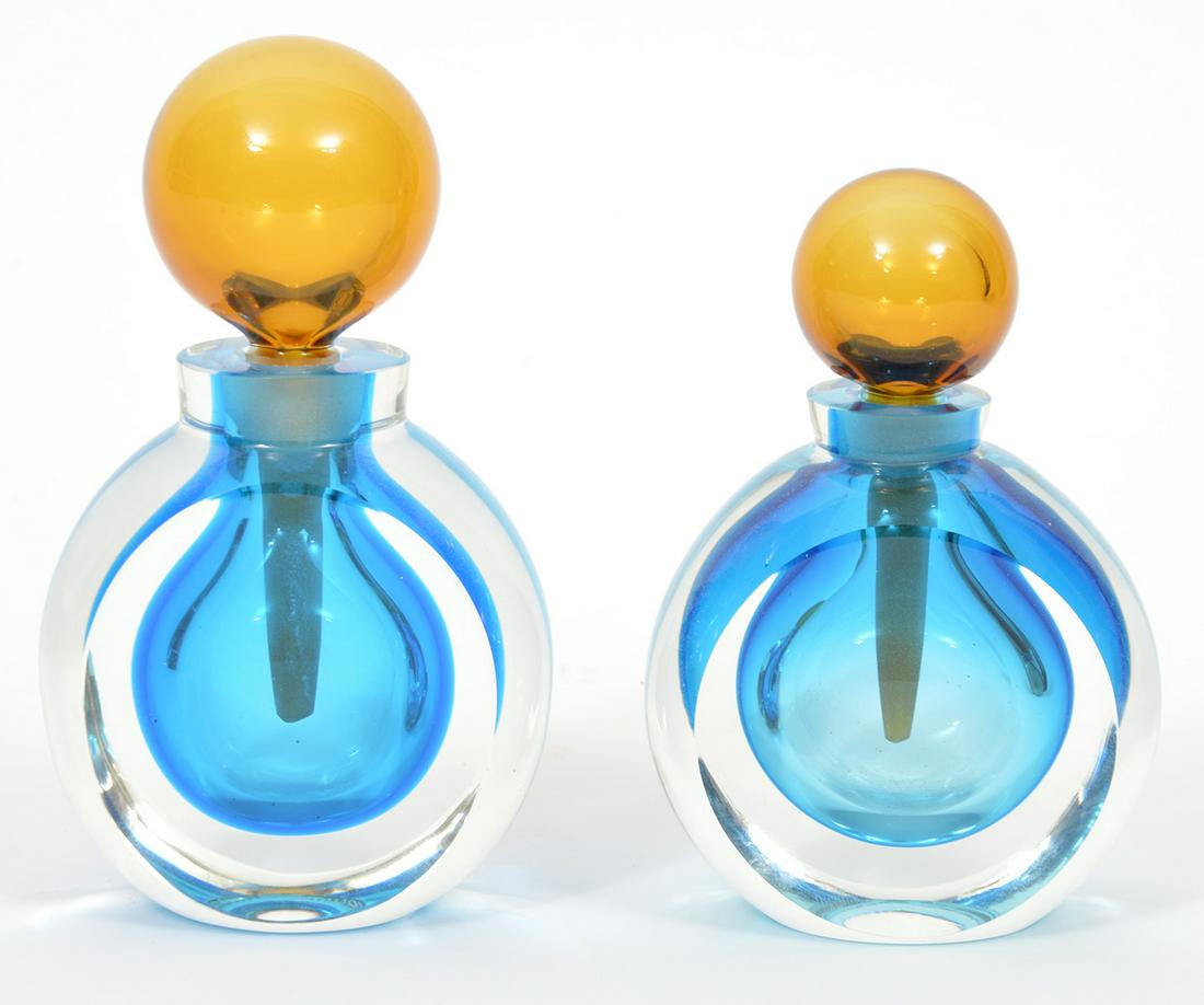 Two Correia Art Glass Perfume Bottles Ltd Ed (1 of 6)