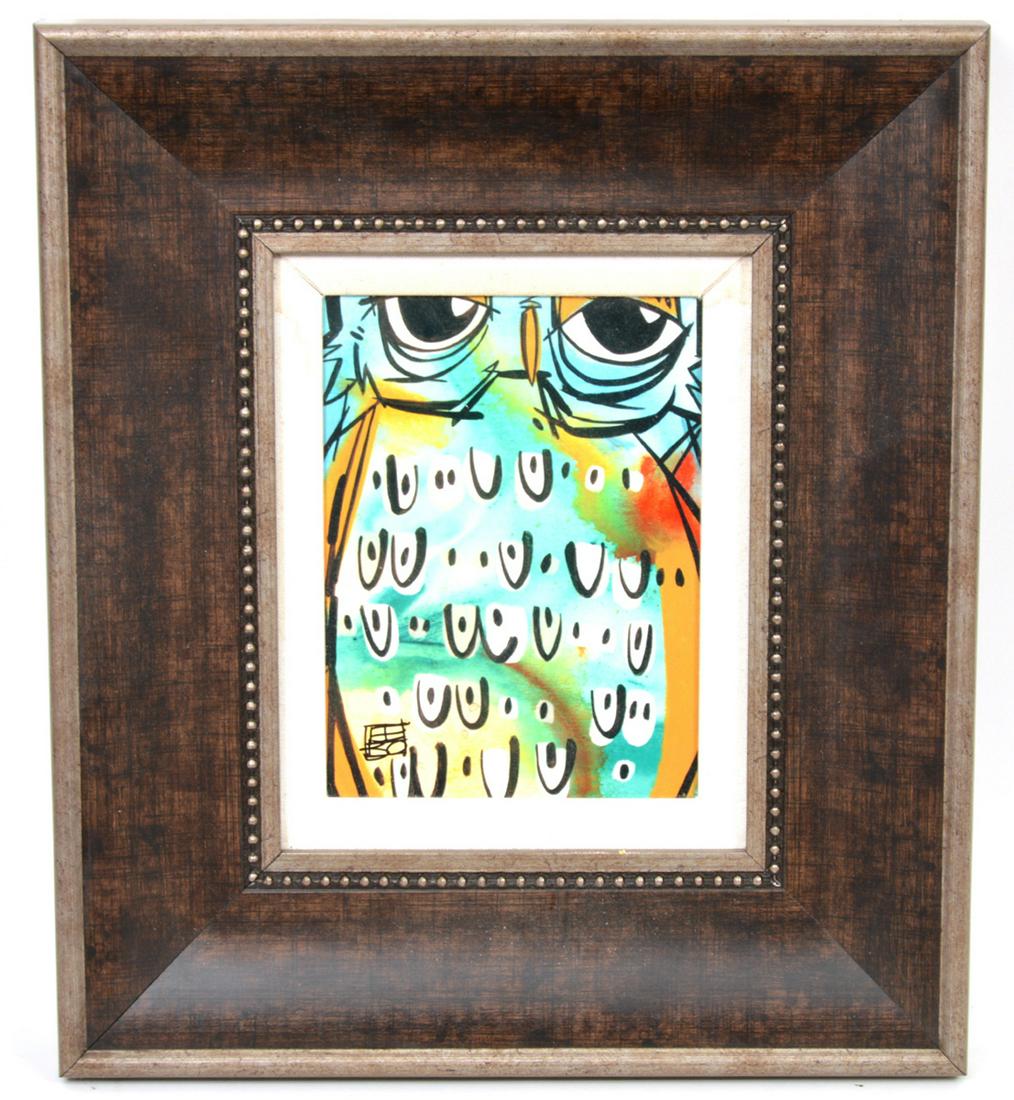 David Le Batard / LEBO Dye Print of Owl (1 of 4)