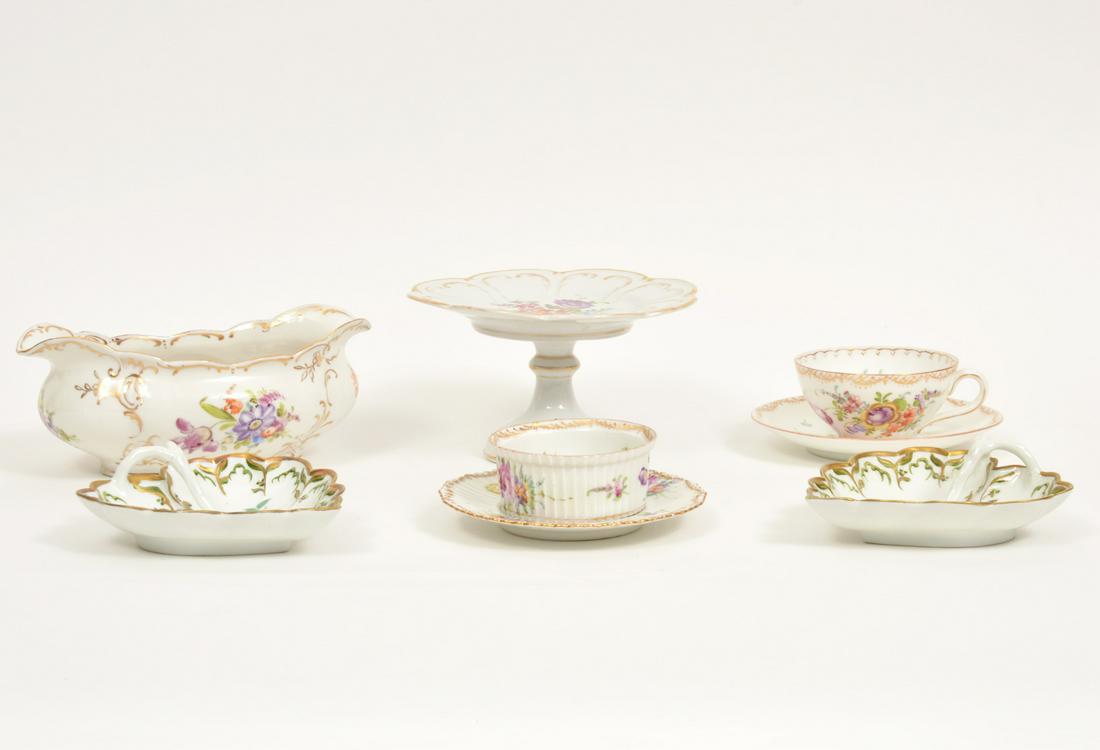 Lot of 8 Floral European Porcelain (1 of 11)