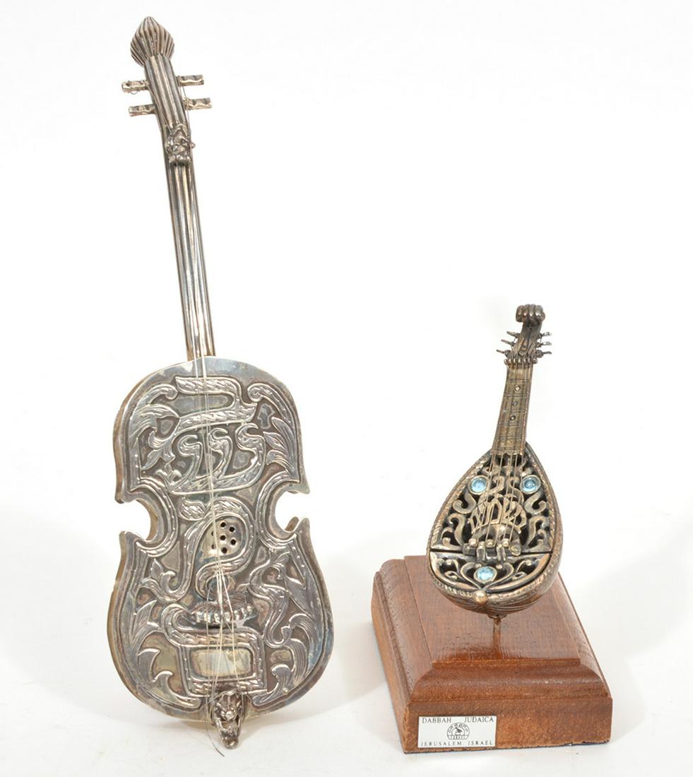 Sterling Israel Guitar And Mandolin Spice Boxes (1 of 9)