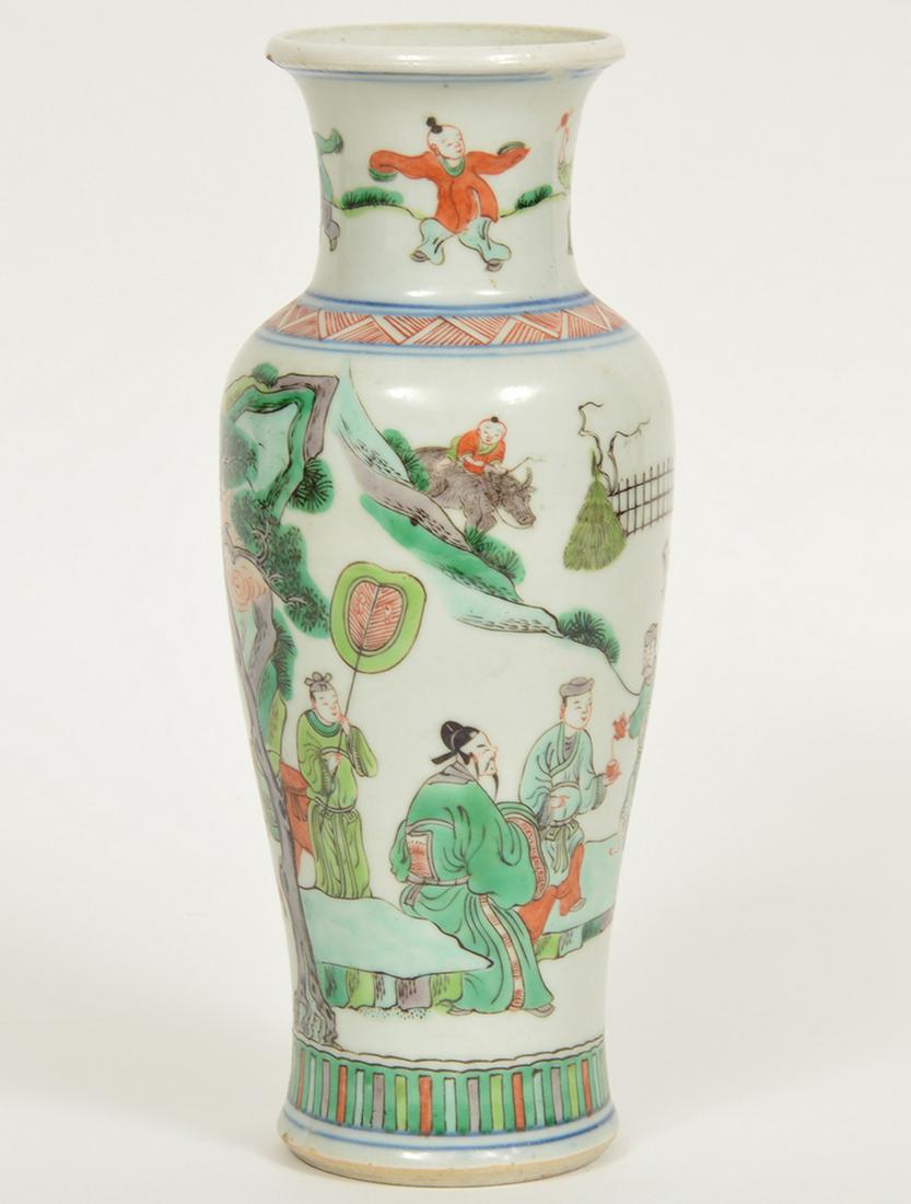 Chinese Porcelain Hand Painted Vase (1 of 7)
