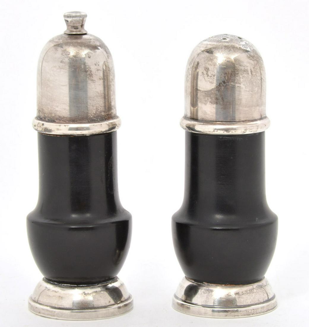Italian Sterling & Wood Salt & Pepper Grinder (1 of 6)