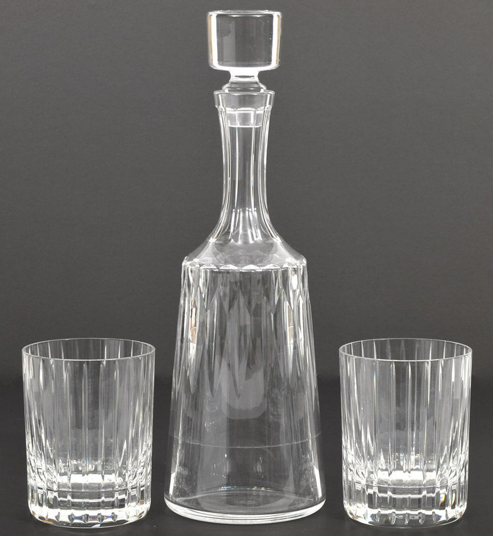 Baccarat Crystal Tapered Decanter Two Tumblers (1 of 6)