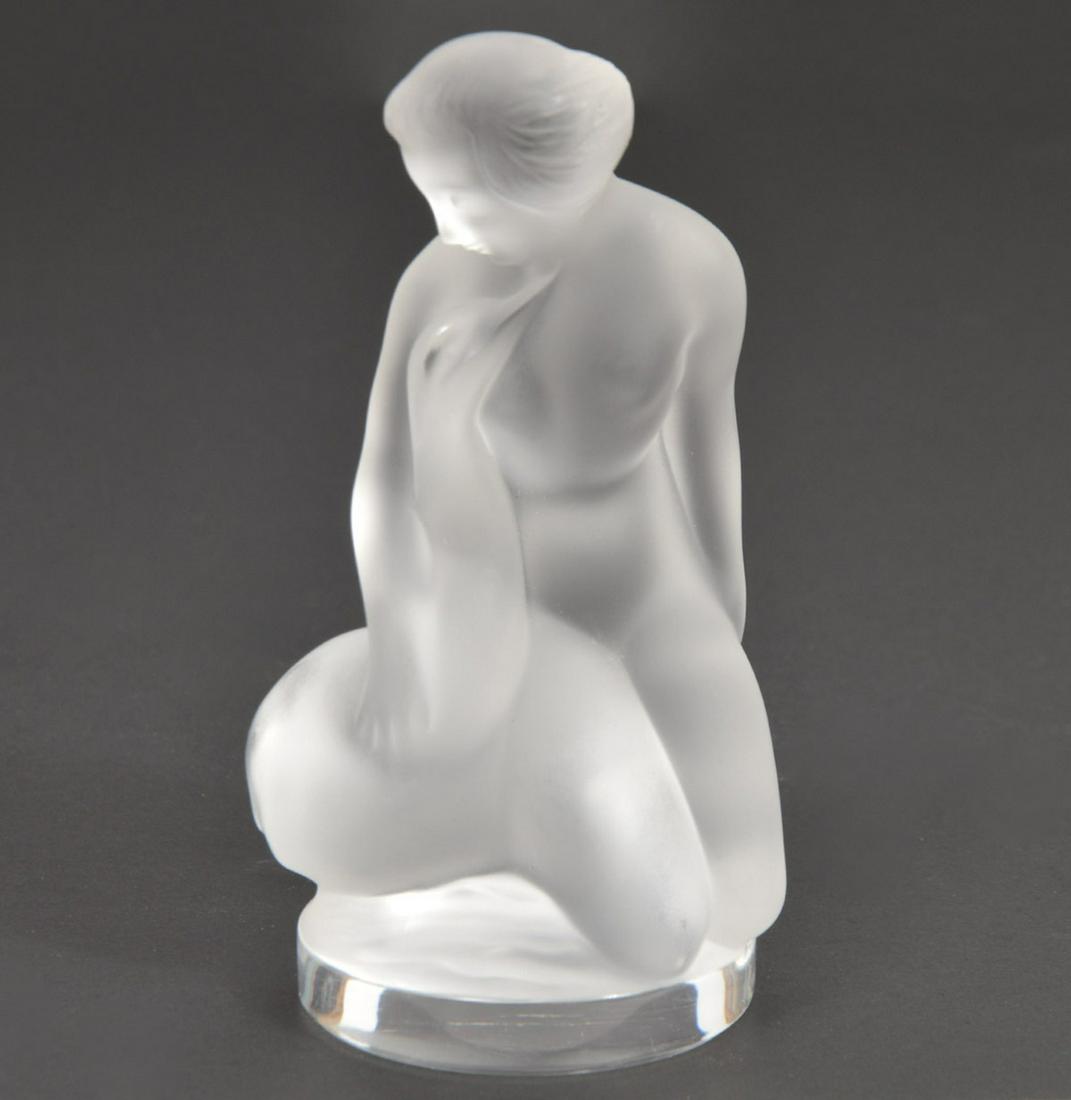 Lalique 'Leda & The Swan' Crystal Figurine (1 of 6)
