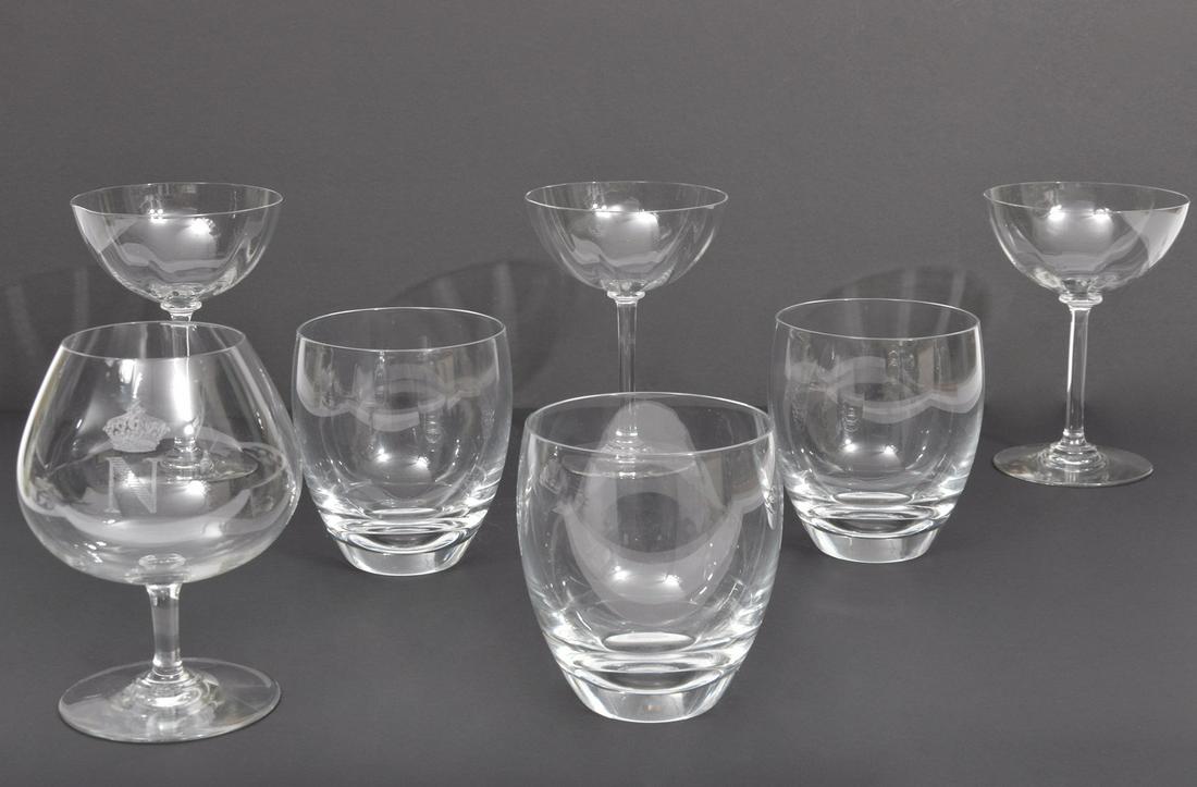 7 Baccarat Crystal Barware Glasses (1 of 8)