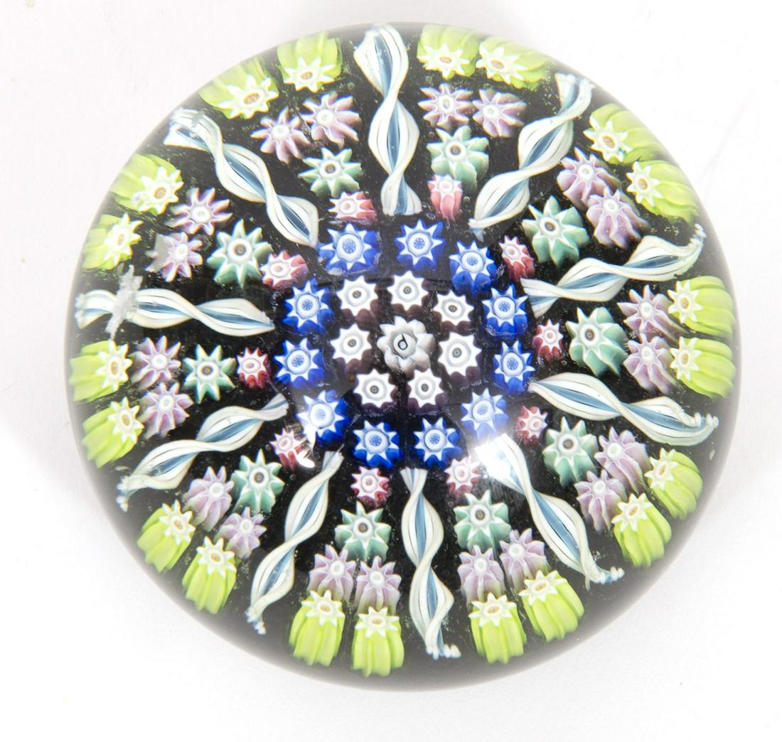 Perthshire Millefiori Concentric Glass Paperweight (1 of 4)