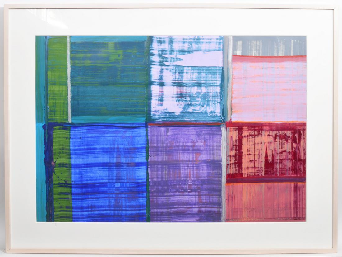 David Kupferman Untitled Abstract Acrylic on Paper (1 of 7)