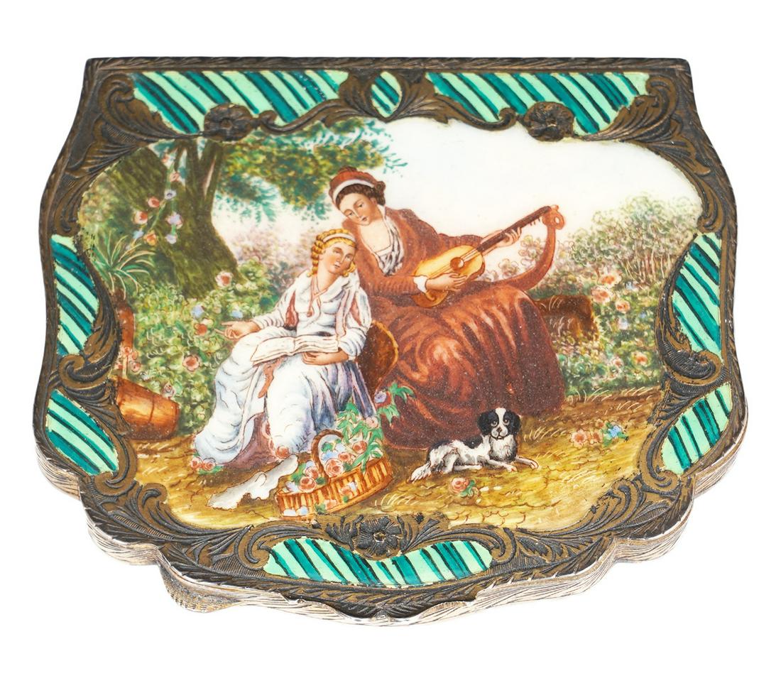 Continental 800 Silver & Enamel Compact (1 of 20)