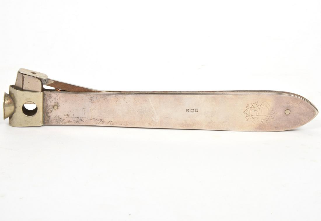 English Sterling Silver Tabletop Cigar Cutter (1 of 11)