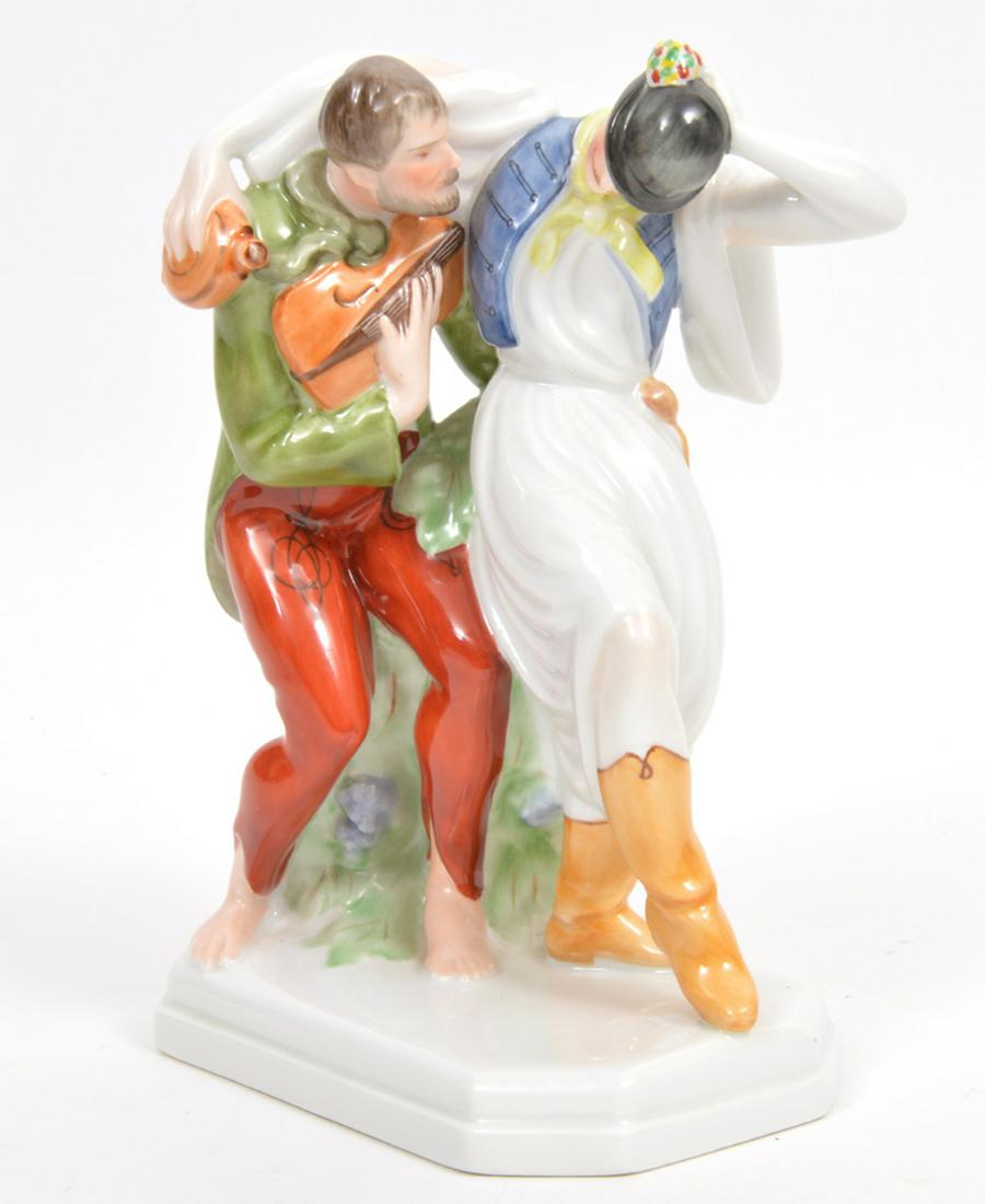 Herend Porcelain Figure of 2 Dancing Men (1 of 8)