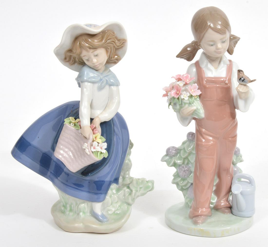 Two Llladro Figures of Young Girls (1 of 7)