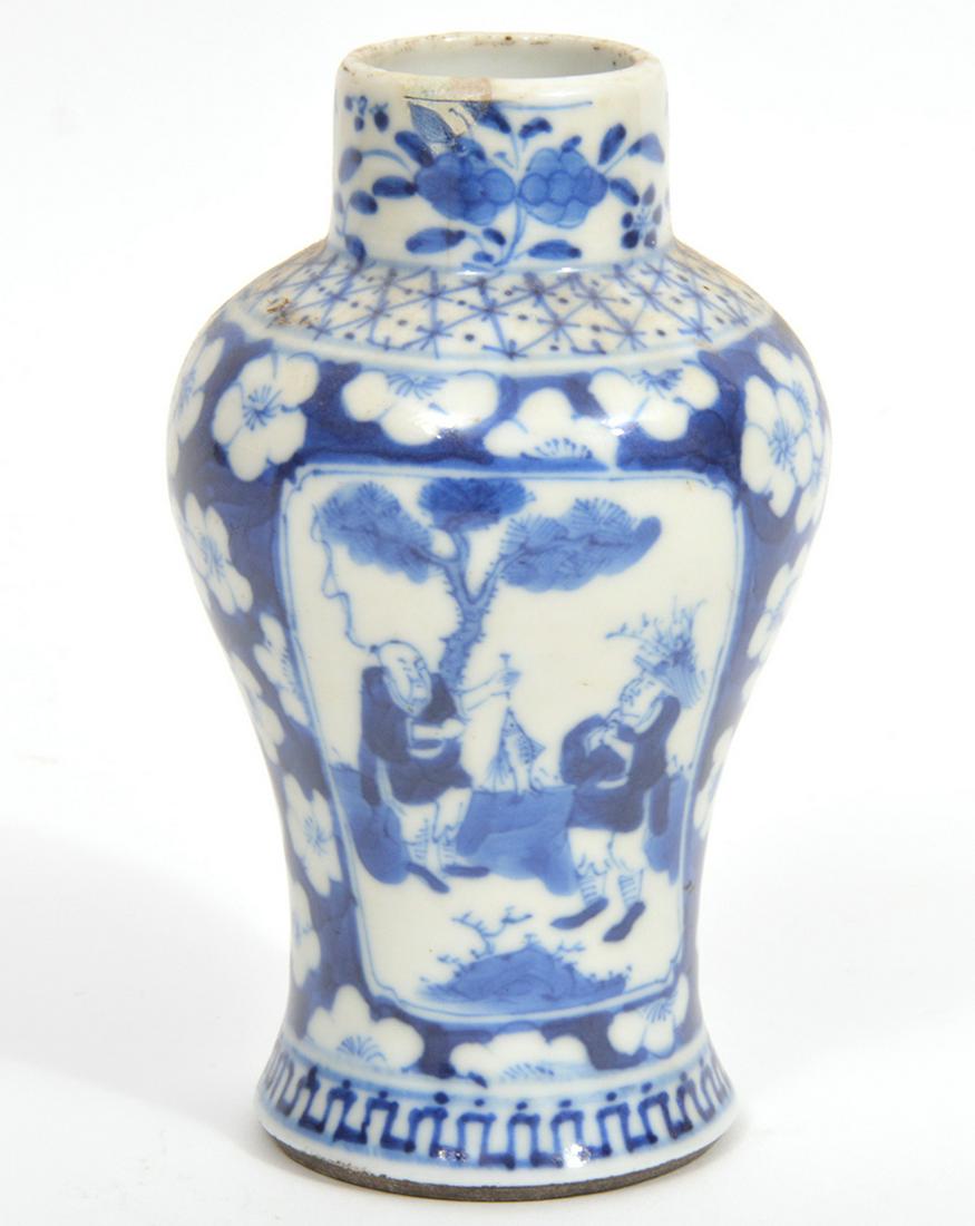 Chinese Blue and White Porcelain Meiping Vase (1 of 8)
