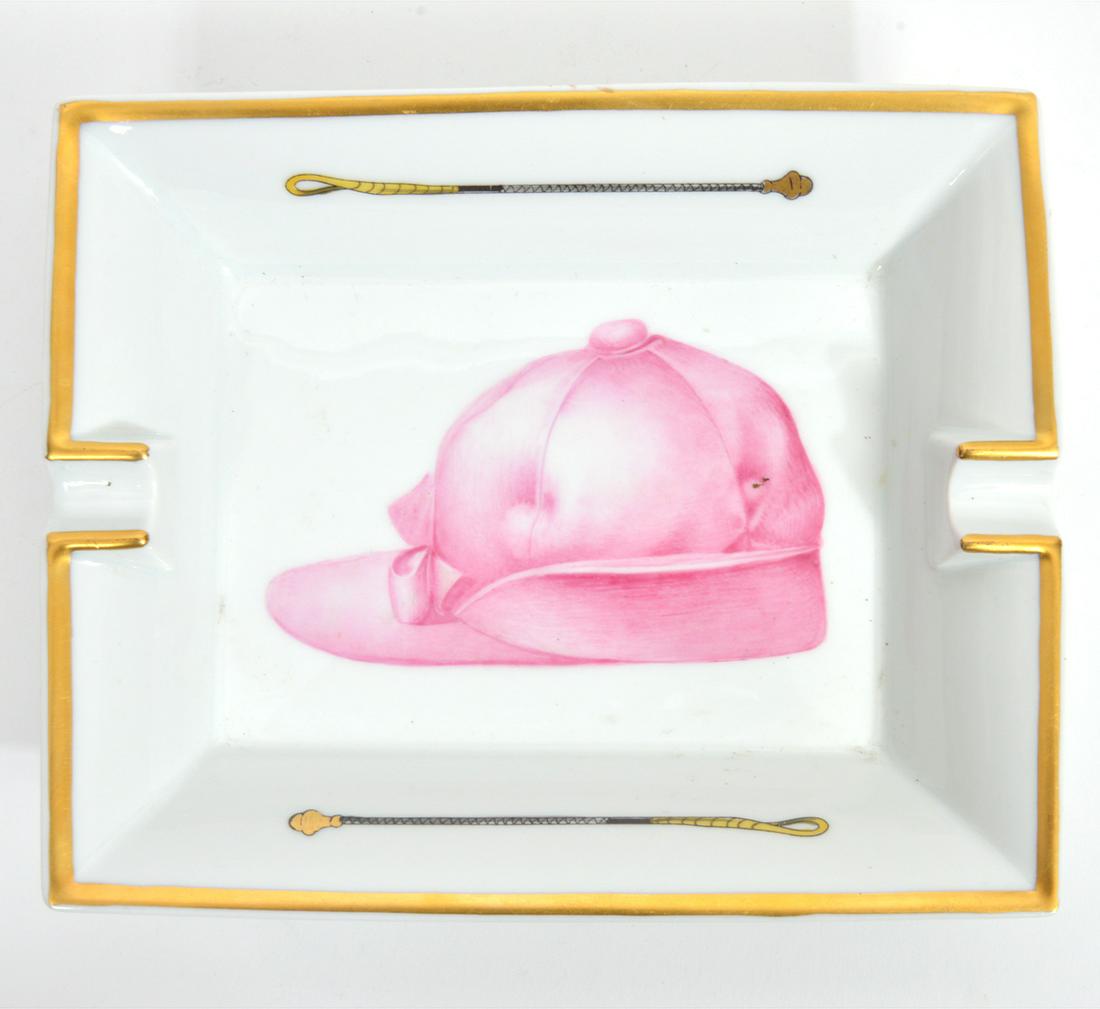 Hermes French Jockey Pink Cap Cigar Ashtray (1 of 6)
