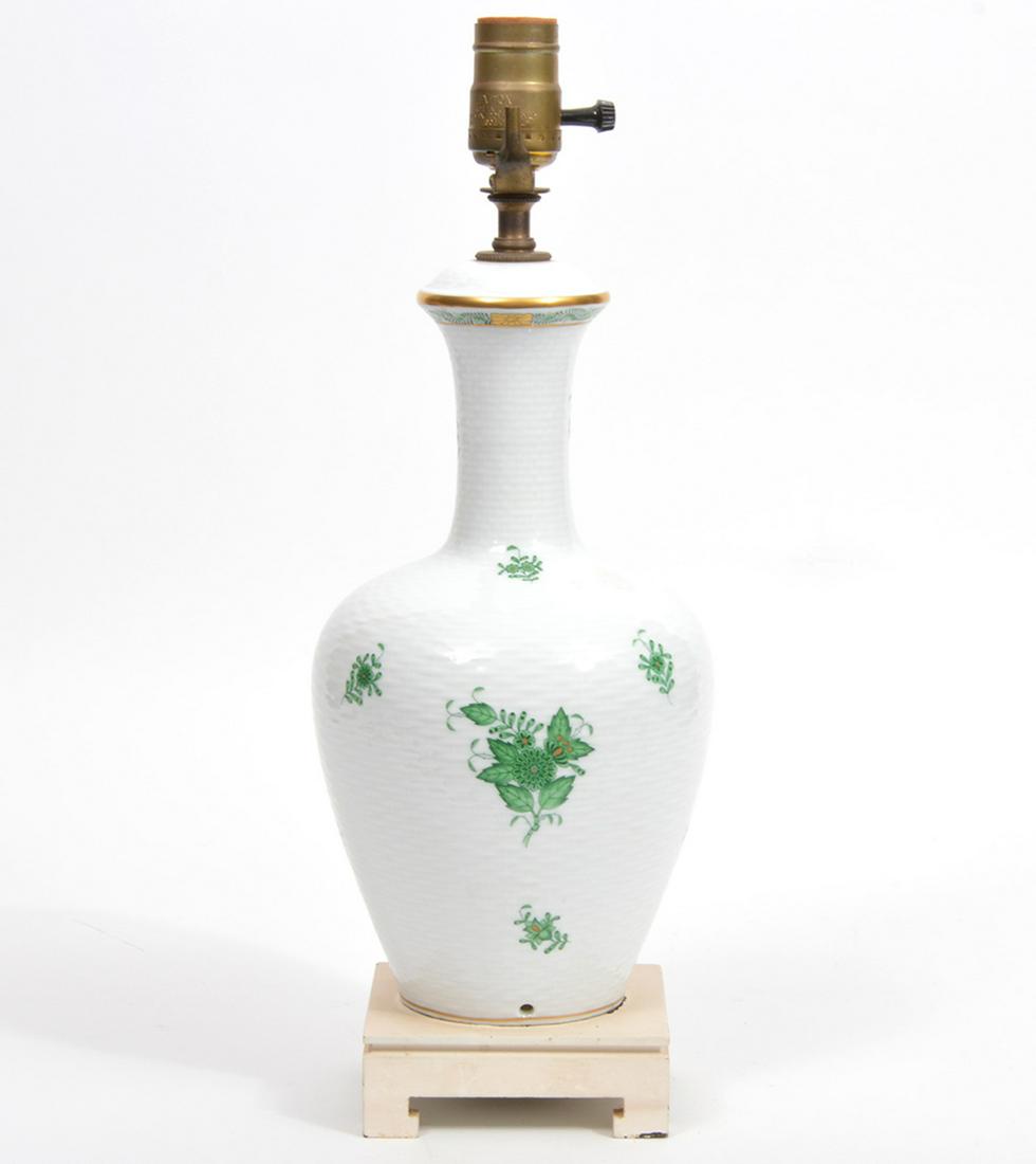 Herend Chinese Bouquet Bottleneck Lamp (1 of 8)