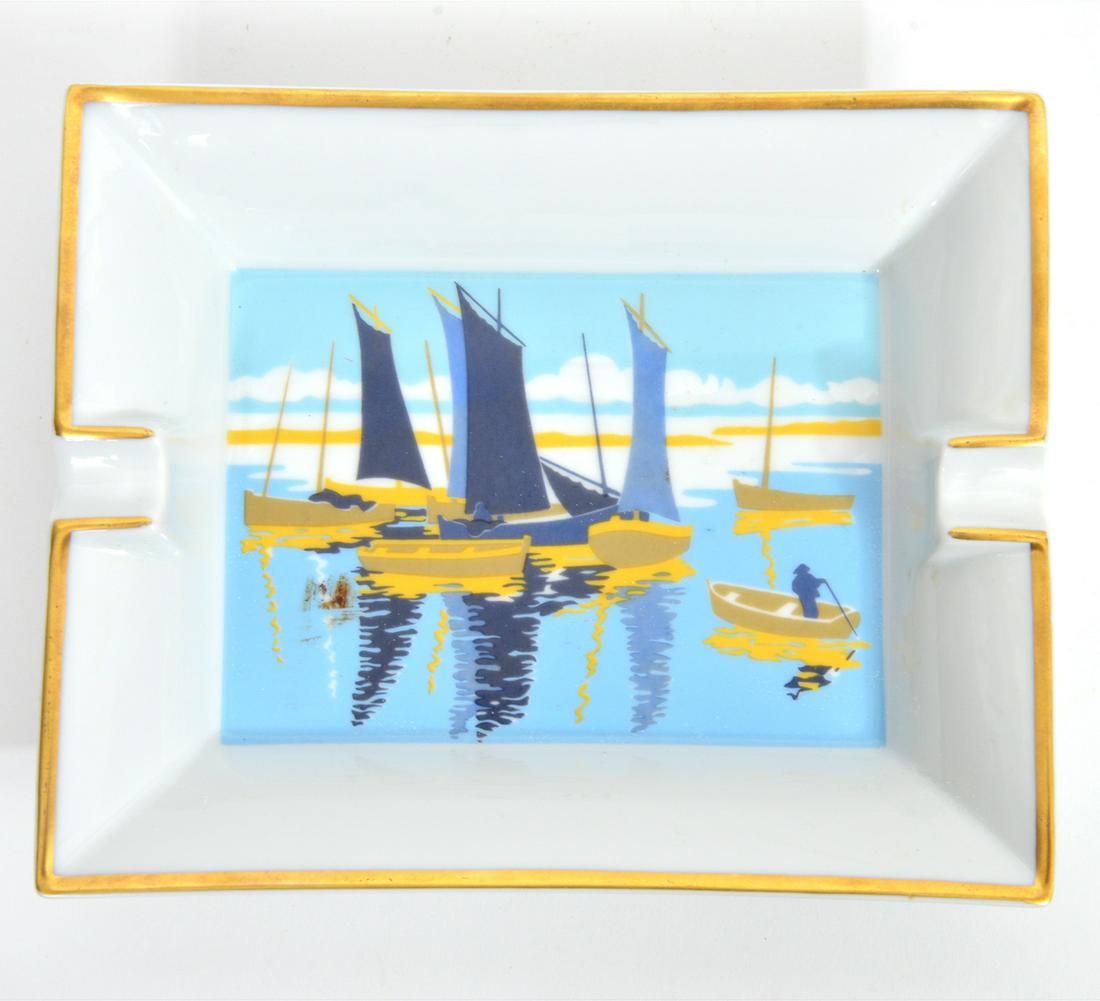 Hermes French Cigar Ashtray Sailboats Design (1 of 5)