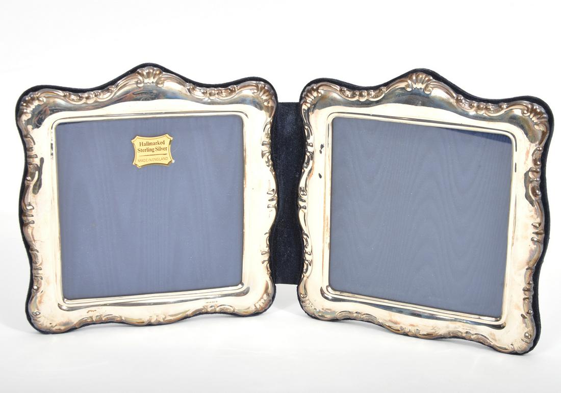 English Birmingham Sterling Silver Double Frame (1 of 4)