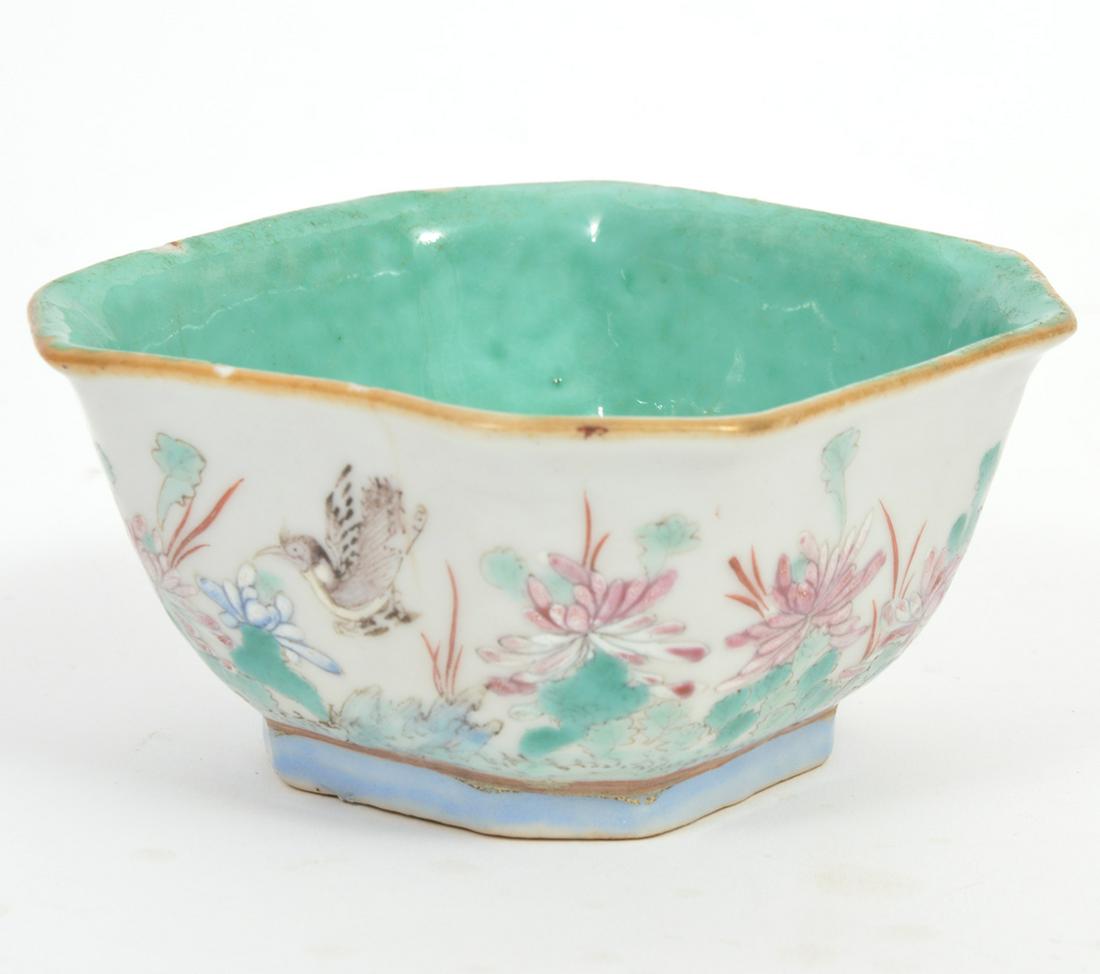 Chinese Painted Porcelain Square Dish Signed (1 of 10)
