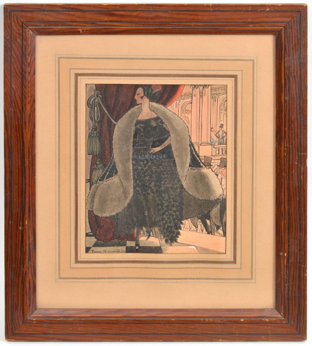 Pierre Brissaud Watercolor Fashion Illustration (1 of 4)
