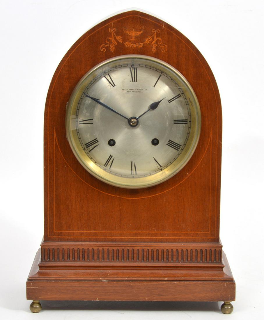 Bailey Banks & Biddle Mahogany Mantle clock (1 of 18)