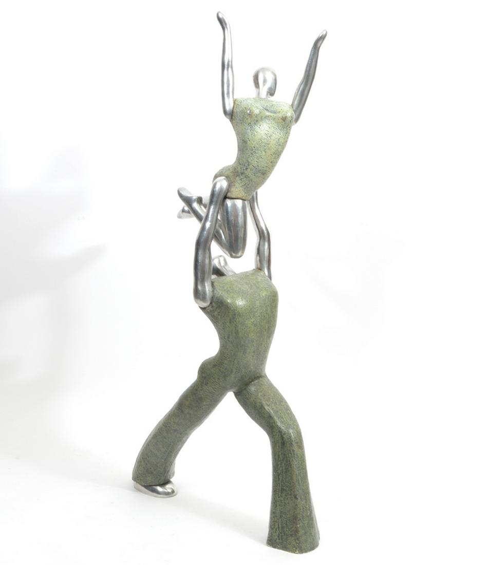 Modern Aluminum & Composite Acrobat Sculpture (1 of 6)