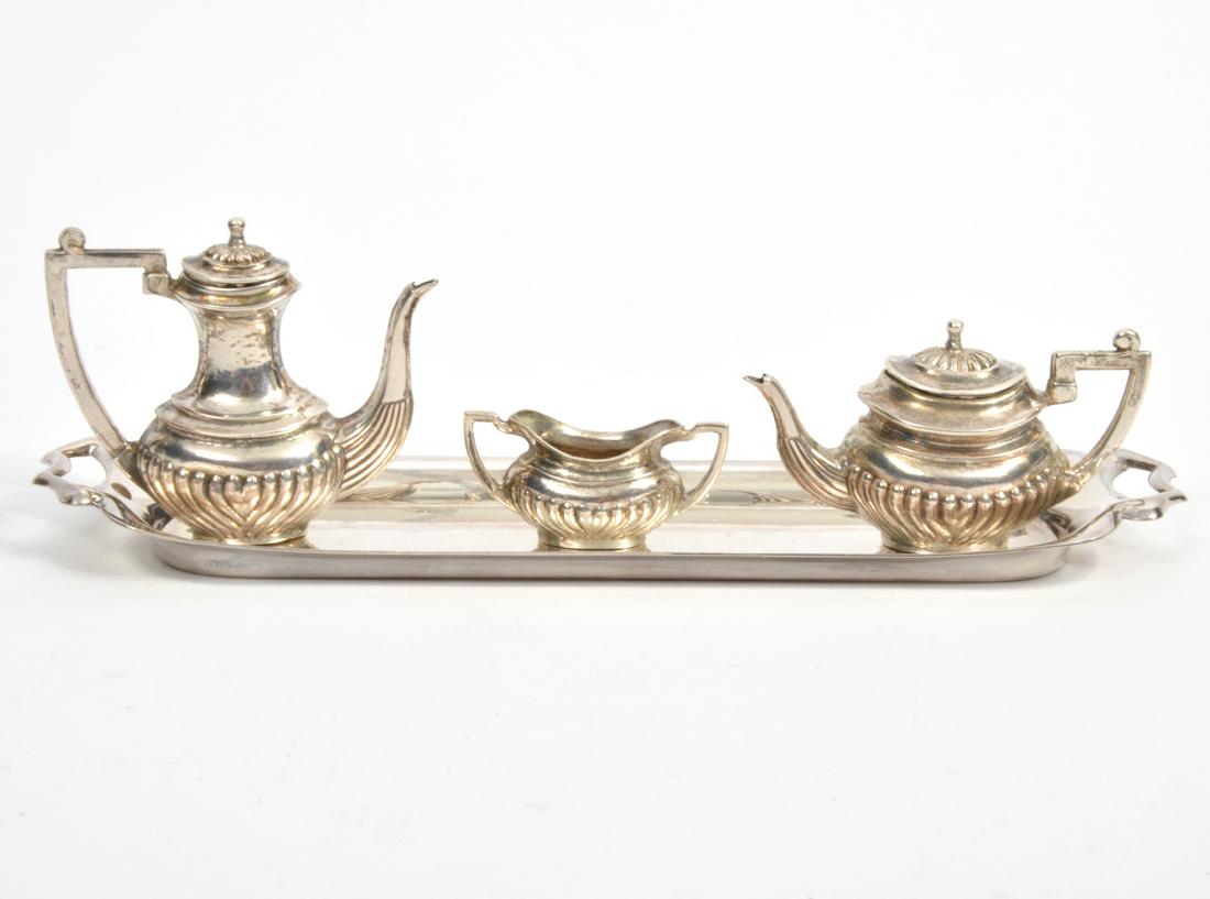 Miniature PH Vogel Sterling Tea Set PH Vogel & Co. (1 of 5)