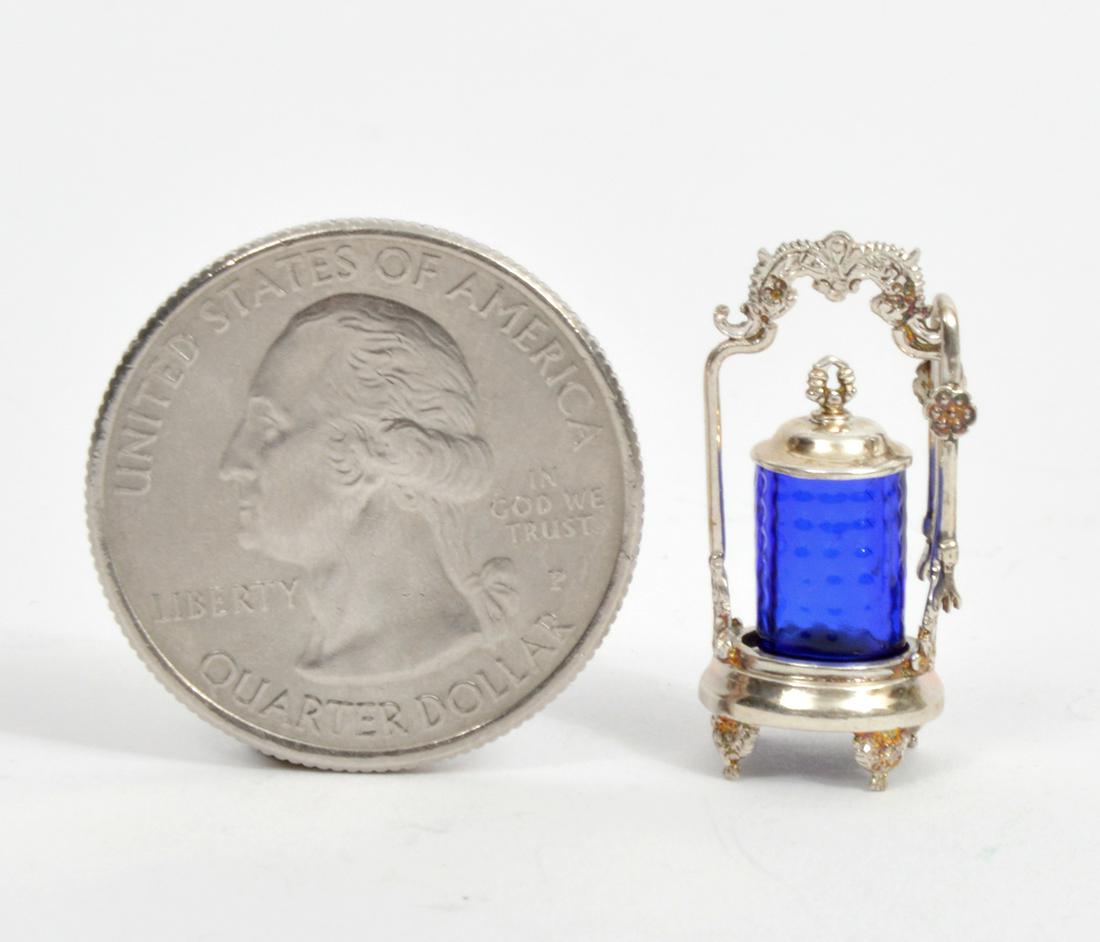 Miniature Sterling Pickle Caster by Pete Acquisto (1 of 4)