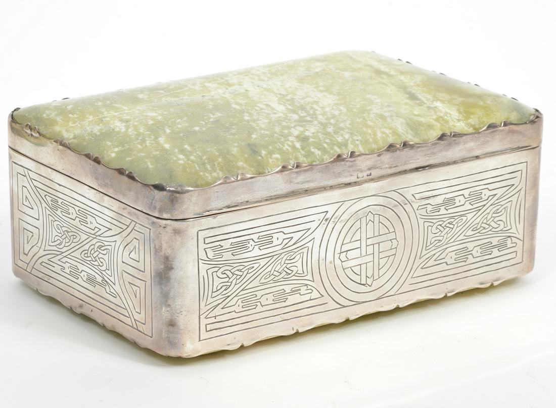 Large J.S. Sterling & Stone Box Art Deco Design (1 of 10)