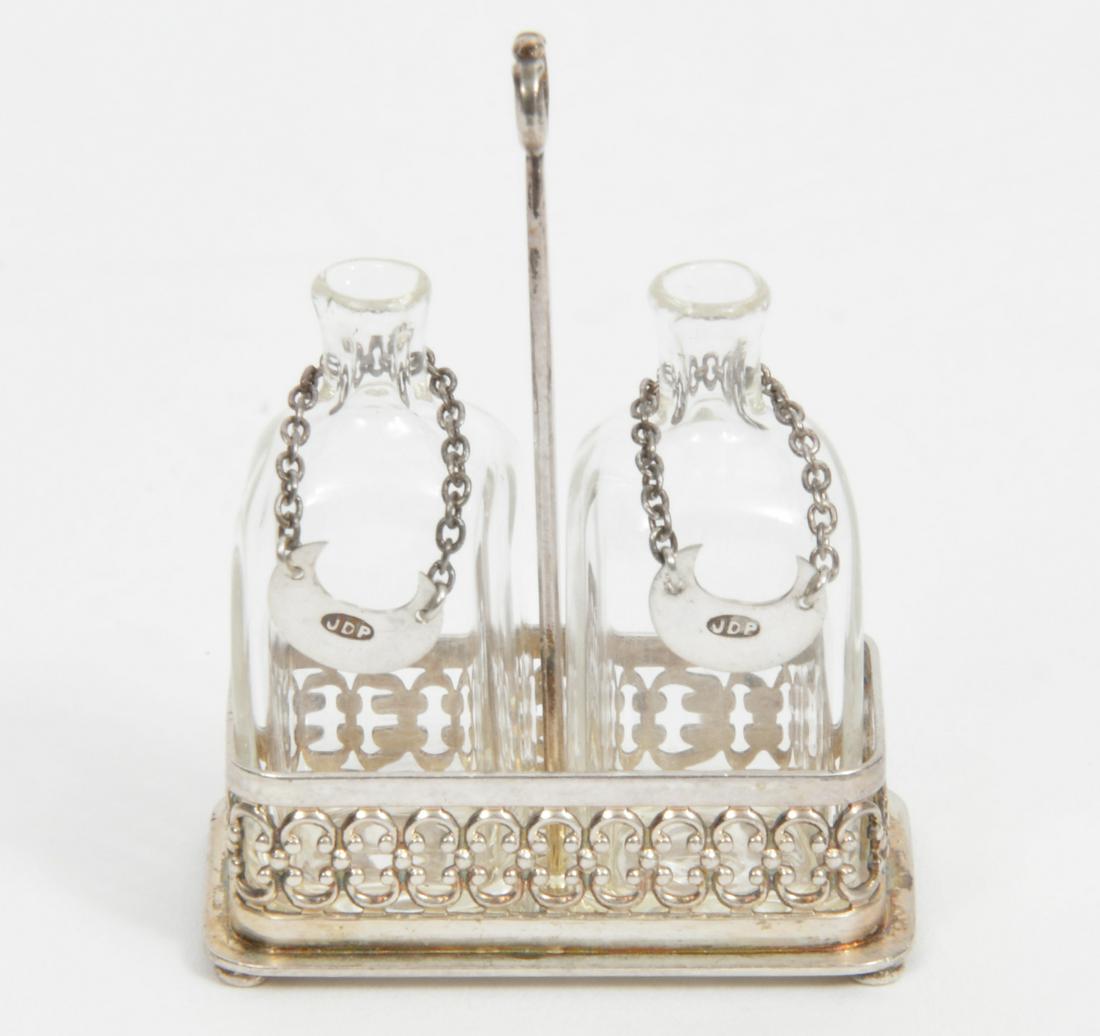 Miniature Sterling Stand & Decanters John Parfitt (1 of 8)