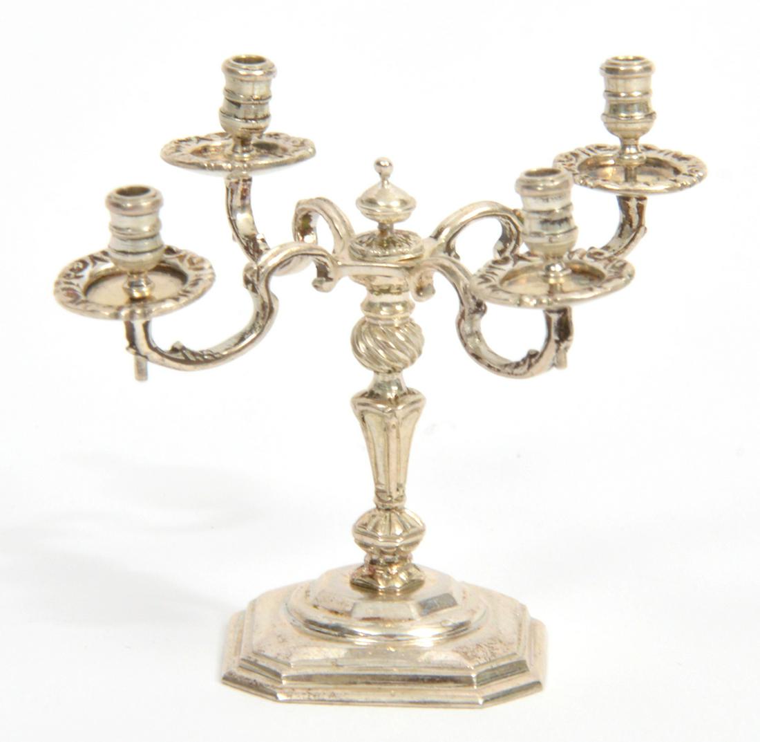 Miniature Sterling 4 Arm Jens Torp Candelabra (1 of 5)