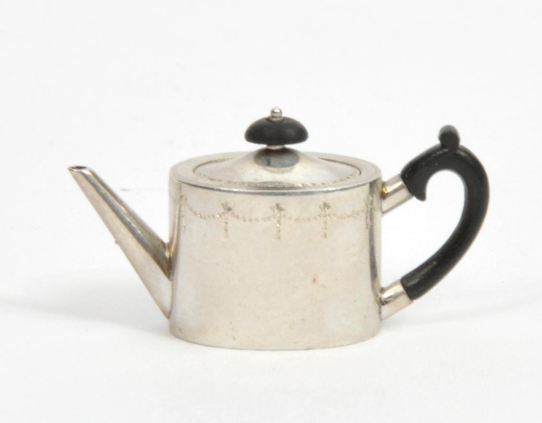 Miniature Sterling Silver Teapot by Mike Sparrow (1 of 7)