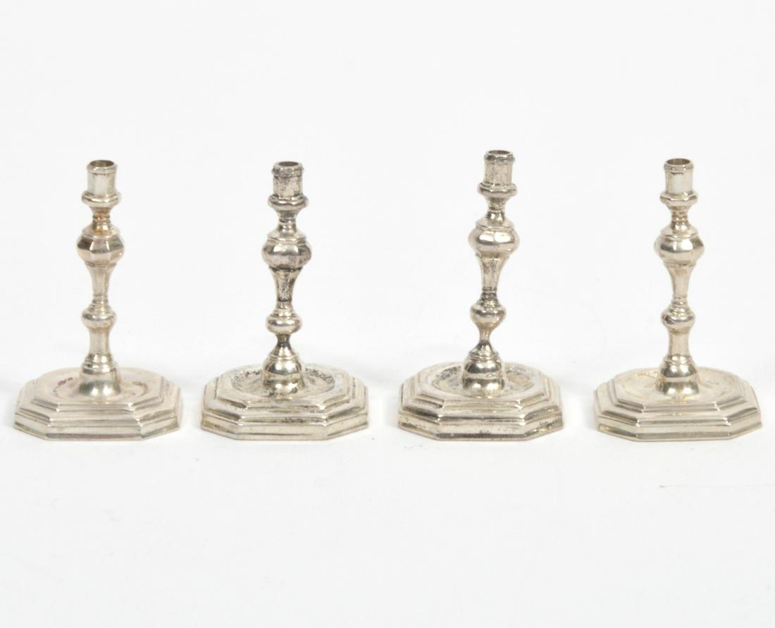 4 Miniature Jens Torp Sterling Candlesticks (1 of 5)