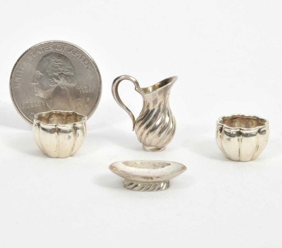 4 Pcs. Miniature Sterling by Enrique Quintanar (1 of 4)