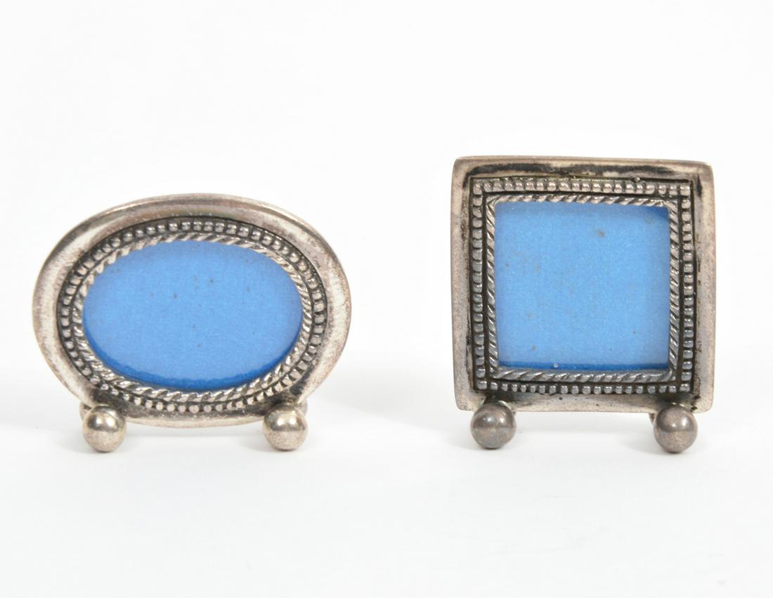 2 Sterling Silver Minature Free Standing Frames (1 of 5)