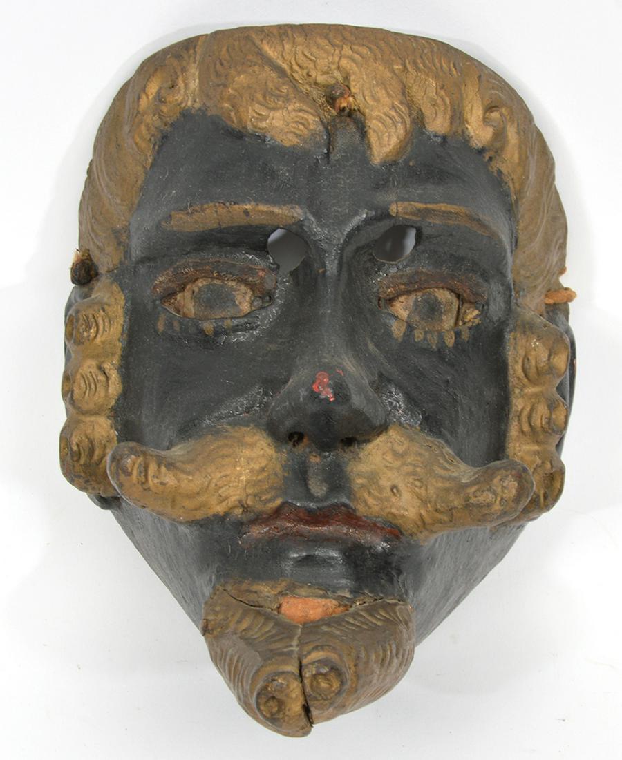 Mexican Hand-Carved Wood Mask (1 of 6)