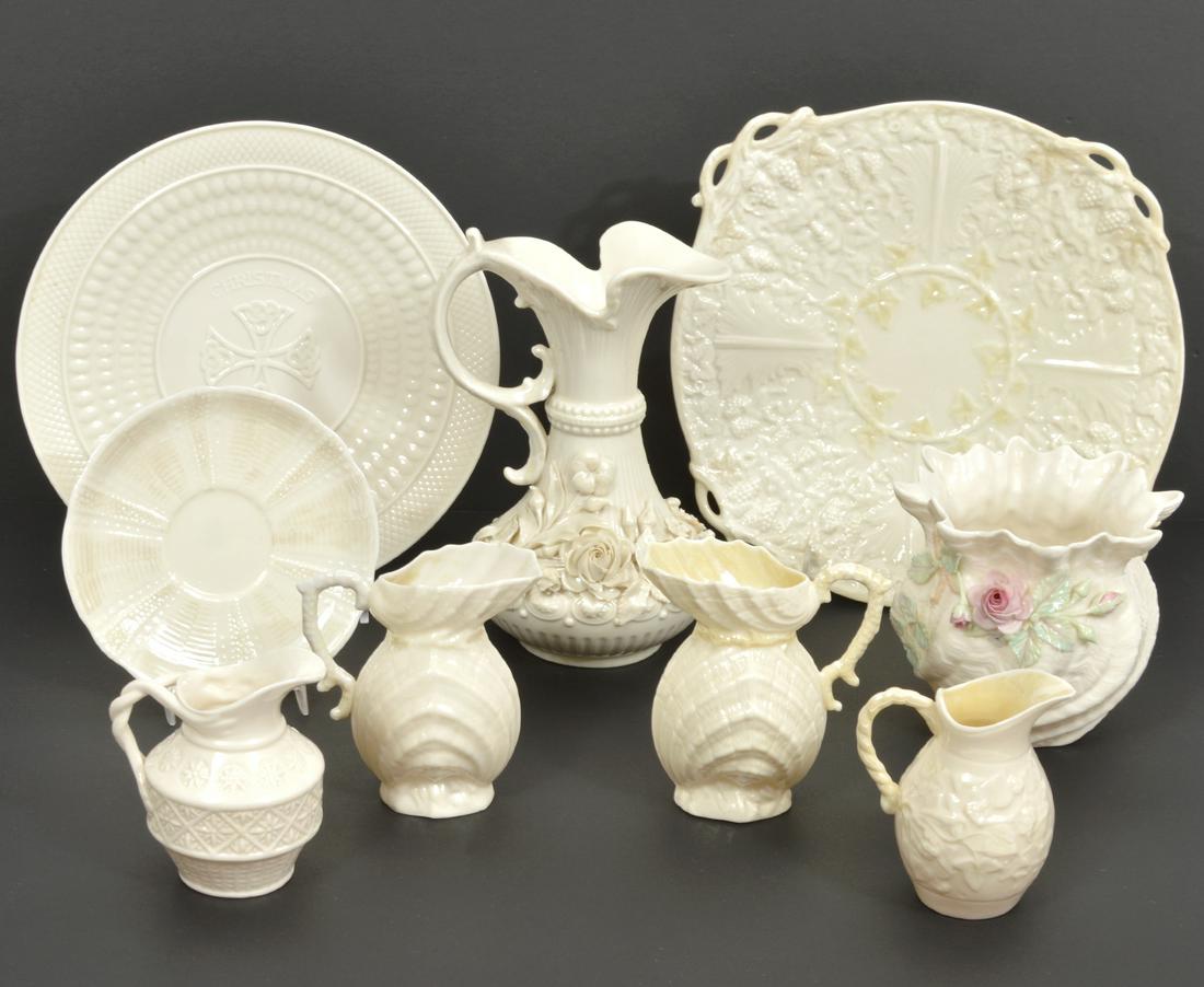 9 Pcs. Belleek Irish Porcelain (1 of 14)