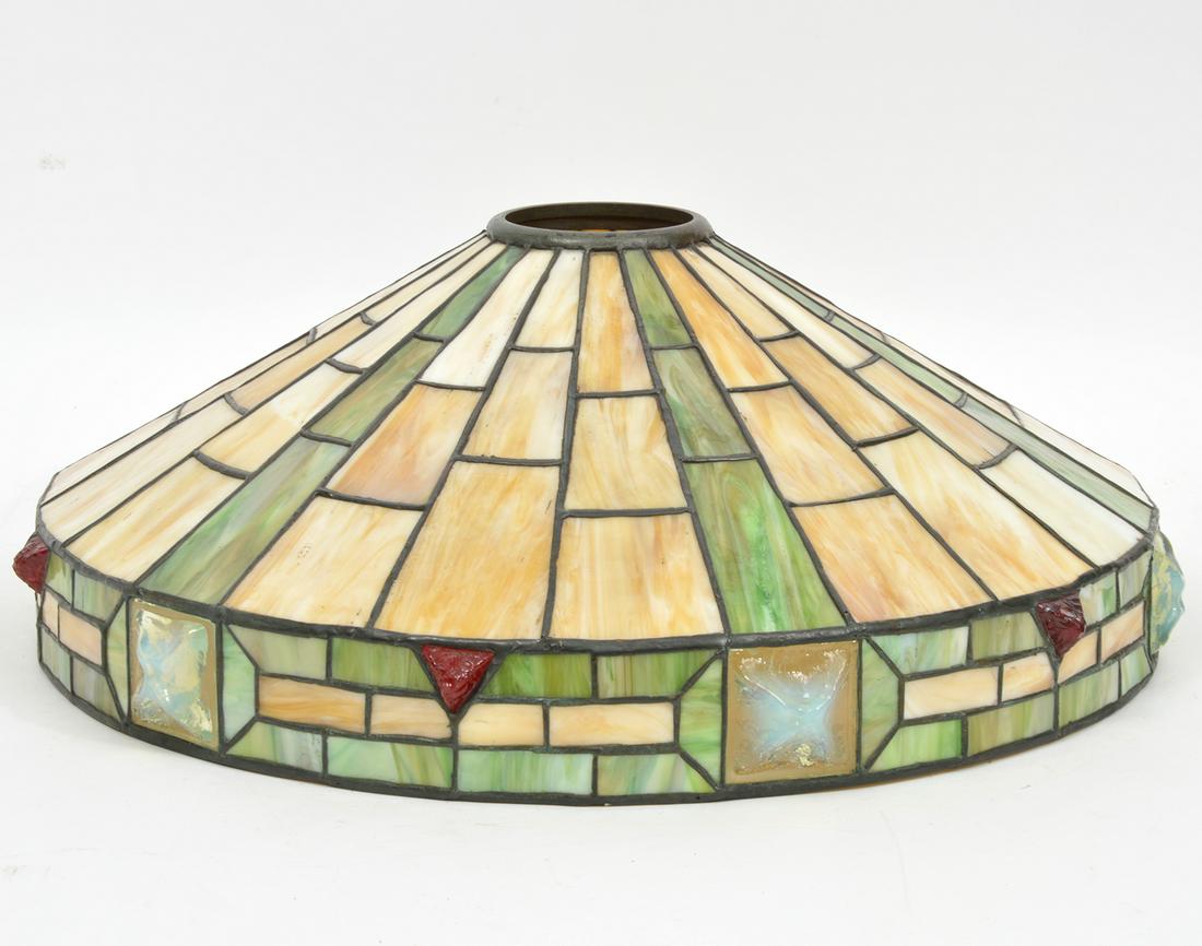 Duffner or Wikenson Slag Lamp Shade (1 of 9)