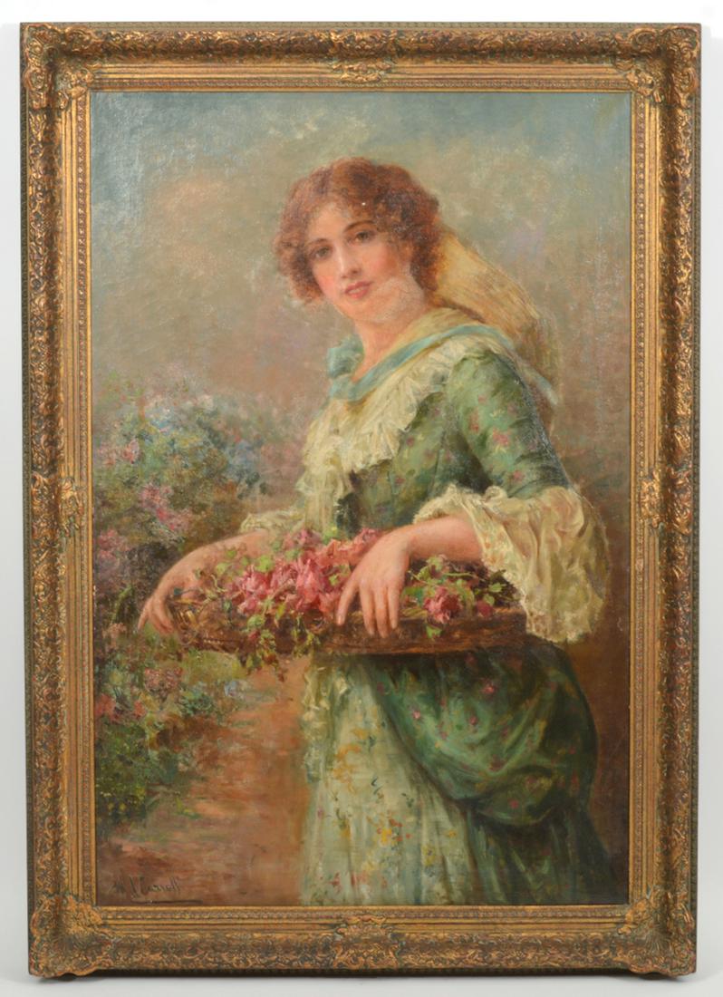 William Joseph Carroll Flower Girl Portrait O/C (1 of 8)