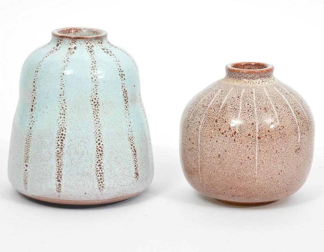 Attrib. Robert Willson Two Pottery Vases 'Miami' (1 of 10)