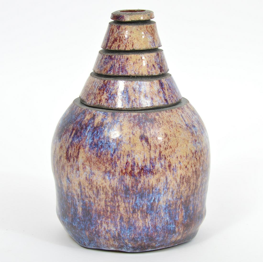 Attrib. to Robert Willson Two Piece Pottery Vase (1 of 8)