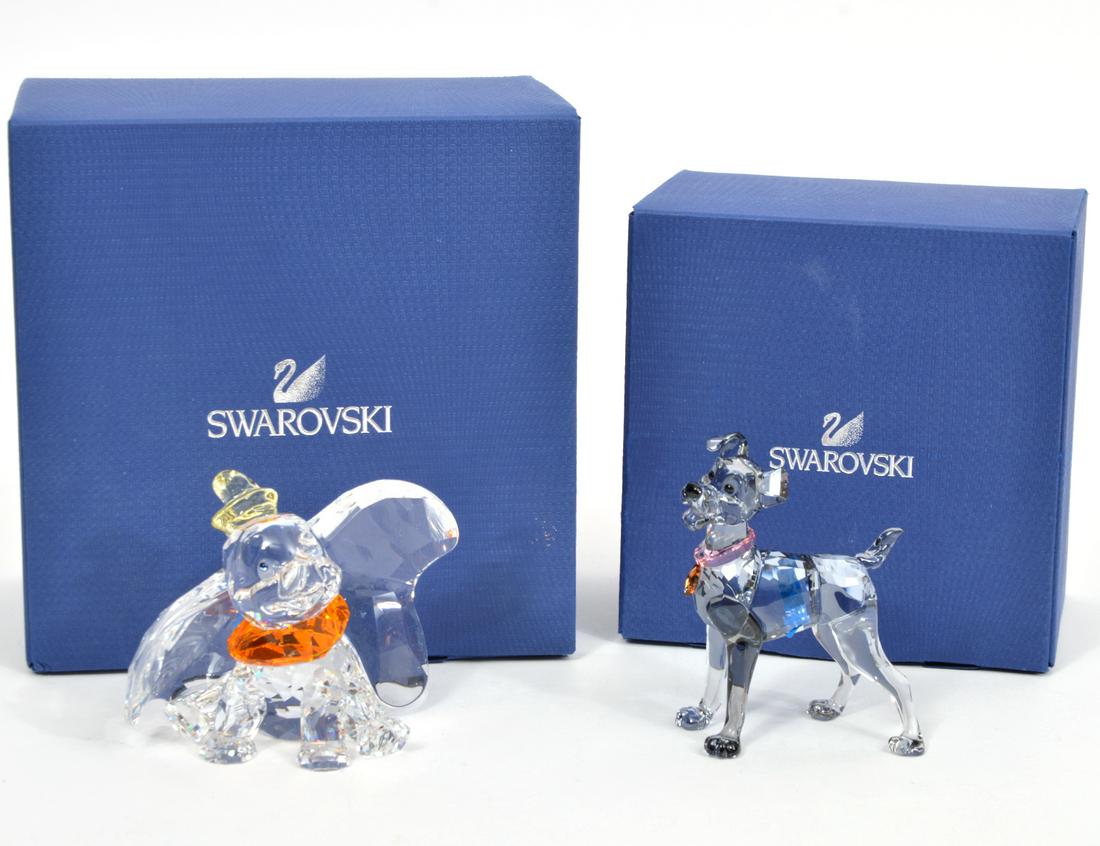 2 Swarovski Crystal Disney Figurines (1 of 5)